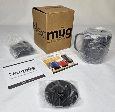Nextmug by Nextboom Mug Temperature Controlled Self-Heating MMA-1122 14oz