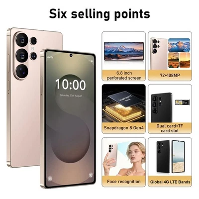 S26 Ultra Smartphone Android Factory Unlocked 6.8