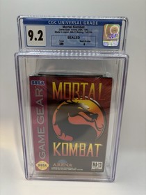 Mortal Kombat Sega Game Gear Brand New Factory Sealed CGC Graded 9.2 Seal A