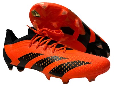 Adidas Predator Accuracy.1 Low FG Soccer Cleats GW4574 Orange (Men s 10) No Lid