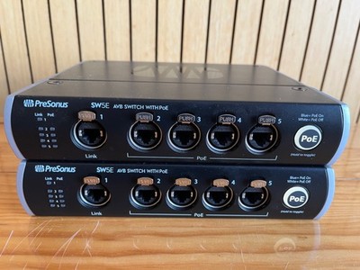 2 PRE Sonus SW5E AVB Switch