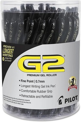 PILOT G2 Premium Gel Roller Pen, Retractable, Fine Point 0.7 Mm 36 Count