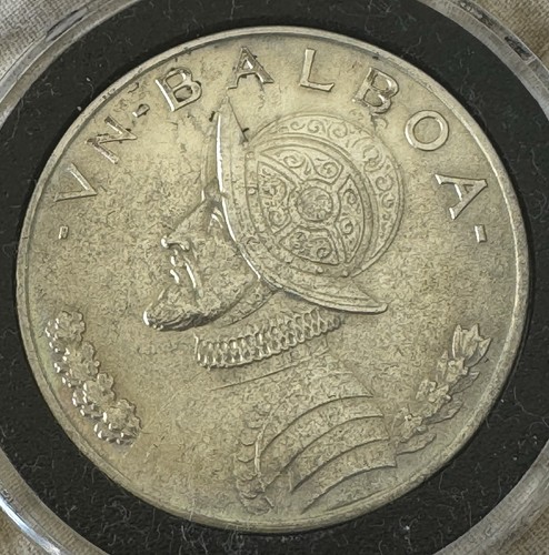 Moneta 1 Balboa Panama in argento 1947 così com'è - Foto 1 di 2