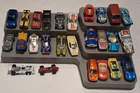 Lot Of 26 Diecast Cars & 2 Holder Cases - Hot Wheels Blackwall Matchbox Lesney