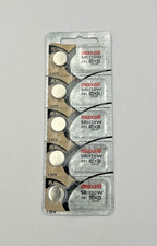 5 Maxell 391 SR1120W Silver Oxide 1.55V Coin Cell Batteries (Exp 2029)