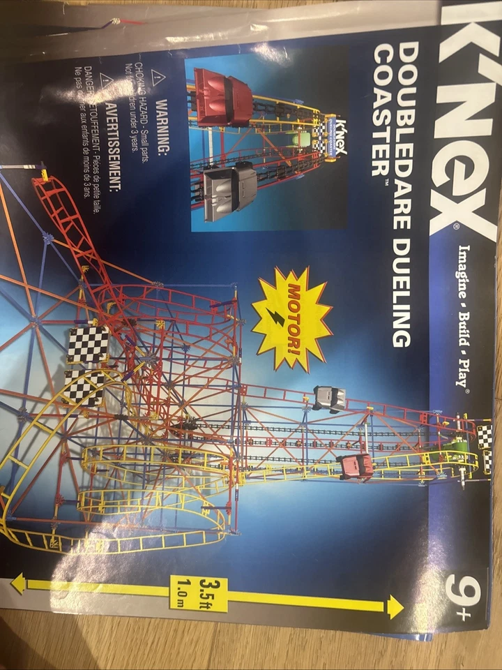 Montaña rusa espiral K'NEX Serpents 2007 5 ft 1118 piezas Imagina construir jugar Foto 2 de 4