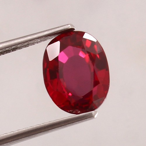Pigeon Red Mozambique Ruby Loose Oval Brilliant Cut Gemstone For Jewelry 10x8 mm - Picture 19 of 20