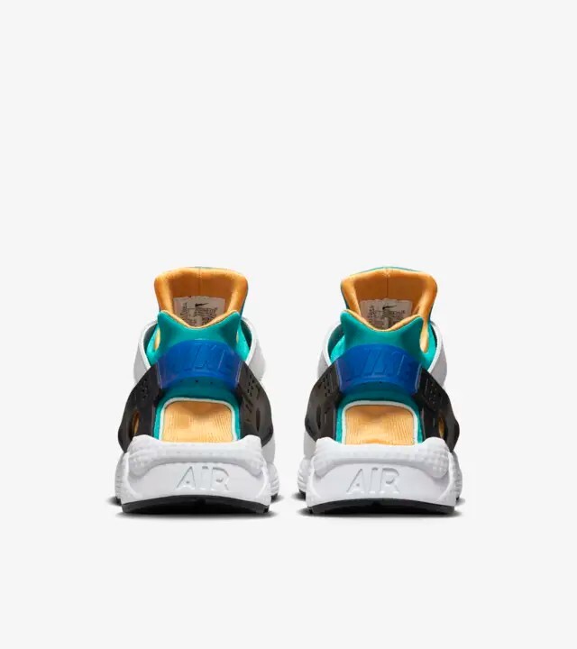 Nike Air Huarache White Blue Emerald Resin DD1068 110 Men\'s Size 8 NEW IN BOX! Nike Air Huarache White Blue Emerald Resin Men main image 4