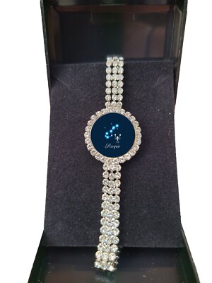 Armband Skorpion Sternzeichen Sternbild silberfarben mit Diamanten + Box