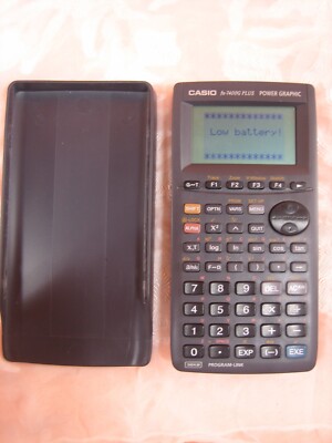 CASIO fx-7400G Plus Power Graphic Calculator & Cover Tested Fully Functional