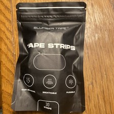 Slumber Tape Strips 30 Breathable Flexible For Snoring And Sleep