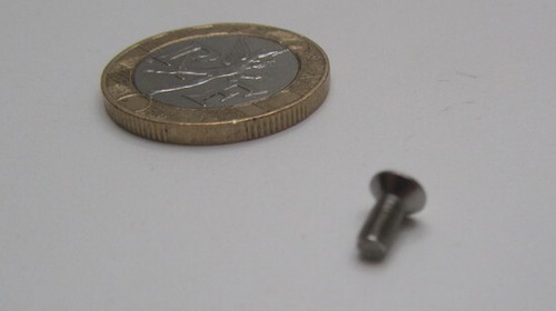 18-8 Stainless Steel Flat Head Phillips Machine Screw, M2.5 0.4 x 6 mm 100 Pc - Picture 9 of 12