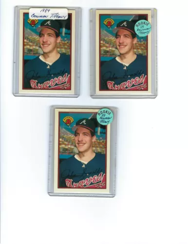 1989 BOWMAN TIFFANY  - ONE  John Smoltz #266  VERY LTD ISSUE  !   HOF
