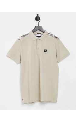 Weekend Offender NWT Men's Sand Pique Cotton Iridium Polo Shirt, Size 2XLarge