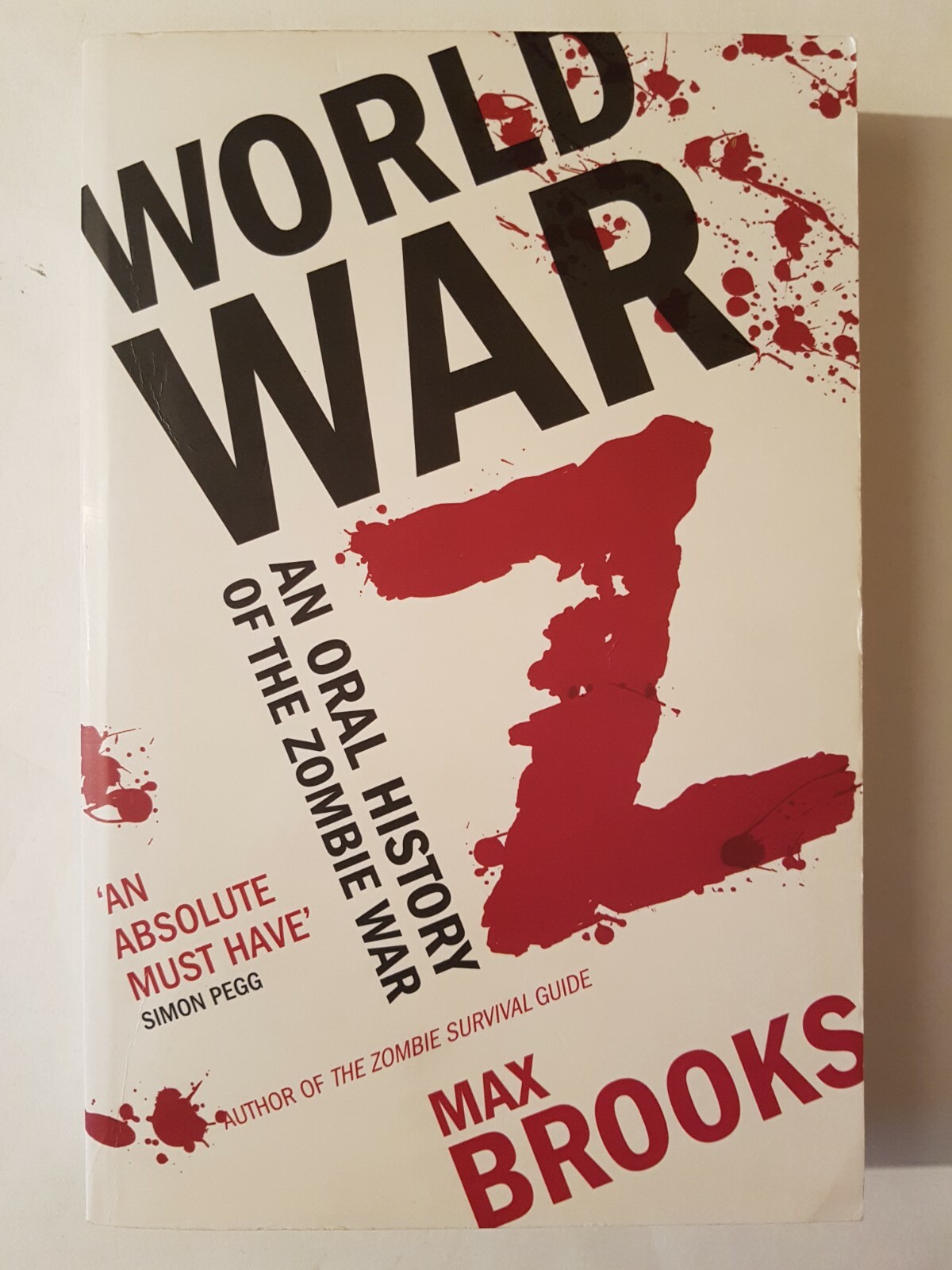 WORLD WAR Z MAX BROOKS AN ORAL HISTORY OF THE ZOMBIE WAR PAPERBACK FREE POSTAGE