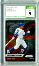 2020 Panini Prizm Javier Baez Scorching CSG 9  