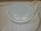 Vintage Large White Milk Glass 9" D-4" H, Mixing Bowl, Unbranded, Exel Cond.