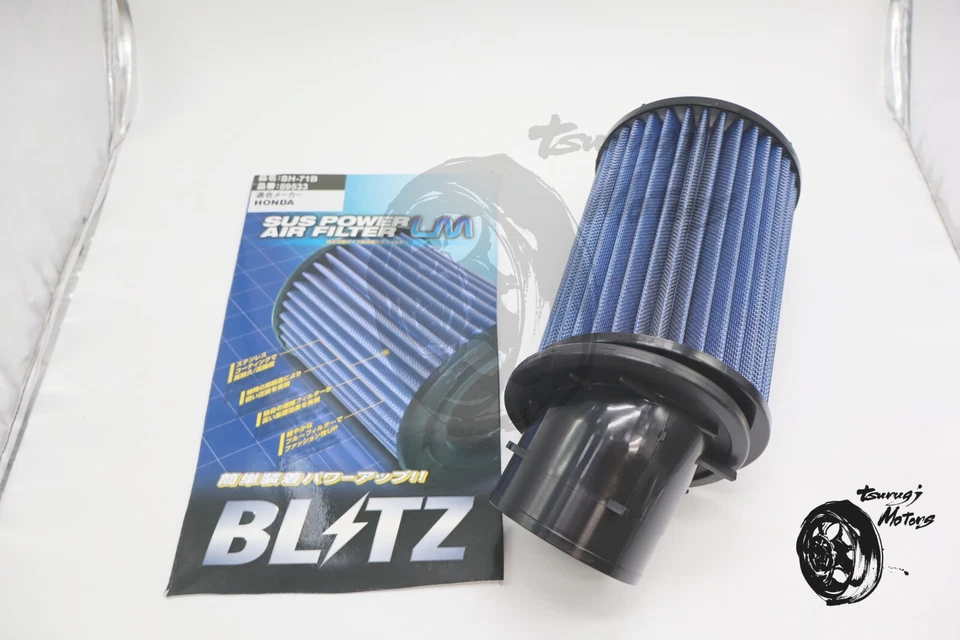 Filtro de aire eléctrico BLITZ genuino Honda Integra Type-R DC2 Sus LM SH-71B 59533 nuevo Foto 2 de 4