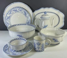 Villeroy & Boch Casa Azul Ornato Country Coll Plate Bowl Platter Coffee Pot Mug