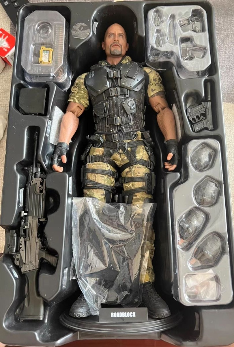 ホットトイズ　GIジョー　ロード・ブロック　ドウェイン・ジョンソン　新品未開封 ムービー・マスターピース】『G.I.ジョー バック2リベンジ