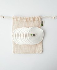 Make up removing pads reusable bamboo-cotton, mesh bag for laundry