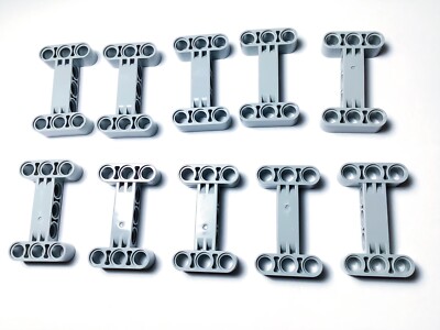 10 Pieces New Technic Light Bluish Grey LEGO Beam I Frame (14720) Truck Robot
