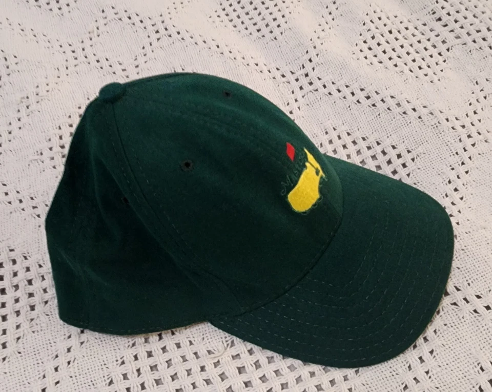 Sombrero ajustado Masters Golf juvenil verde talla M de colección Augusta National Golf Club Foto 3 de 4