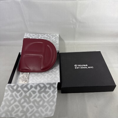 【日本未入荷】Telfar Wallet RED テルファー本革財布 Unisex Telfar Wallet - Red