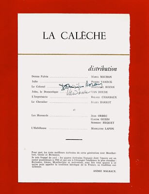 AC48-AUTOGRAMME-ZEITSCHRIFTENSEITE-DOMINIQUE ROZAN-VAN DOUDE