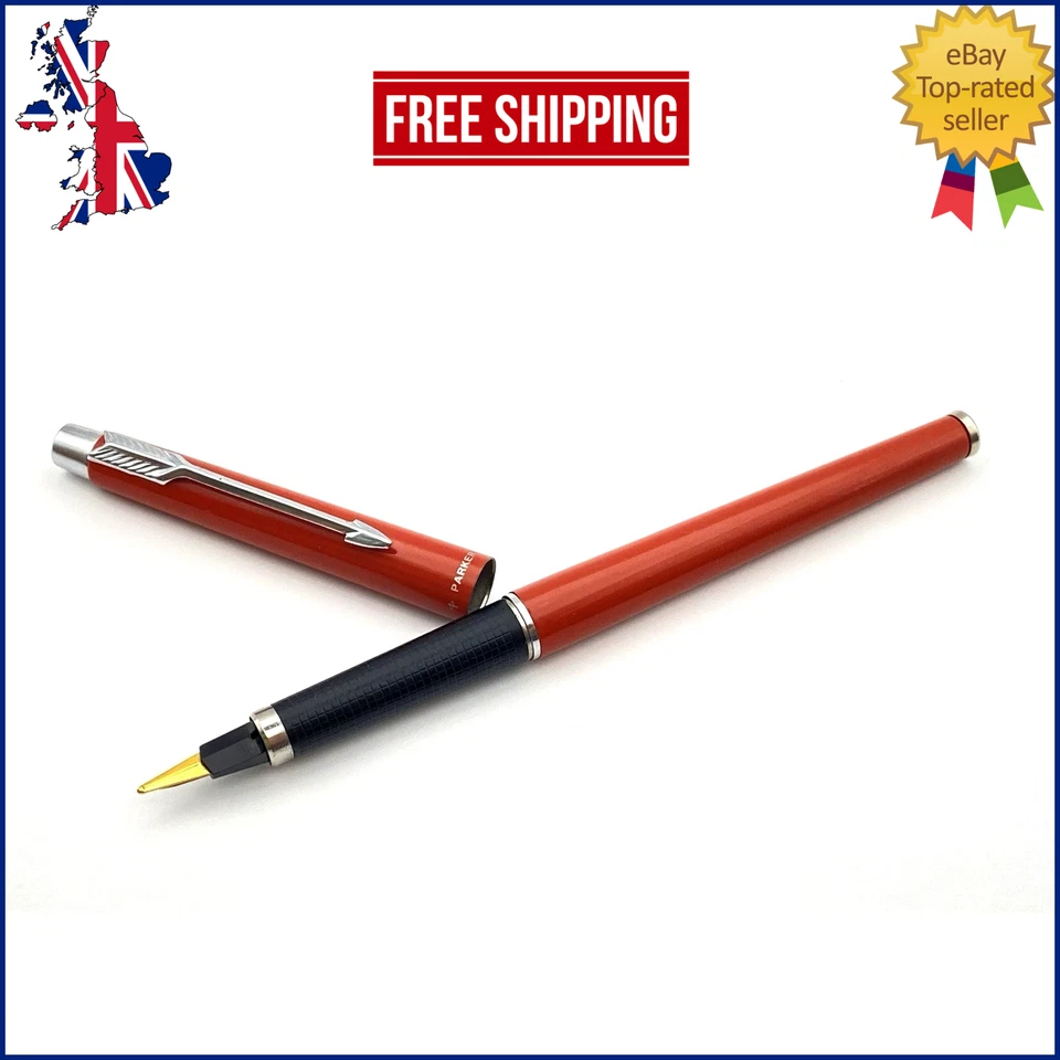 VINTAGE PARKER CLASSIC FOUNTAIN PEN IN GARNET MEDIUM NIB MADE IN FRANCE 1986