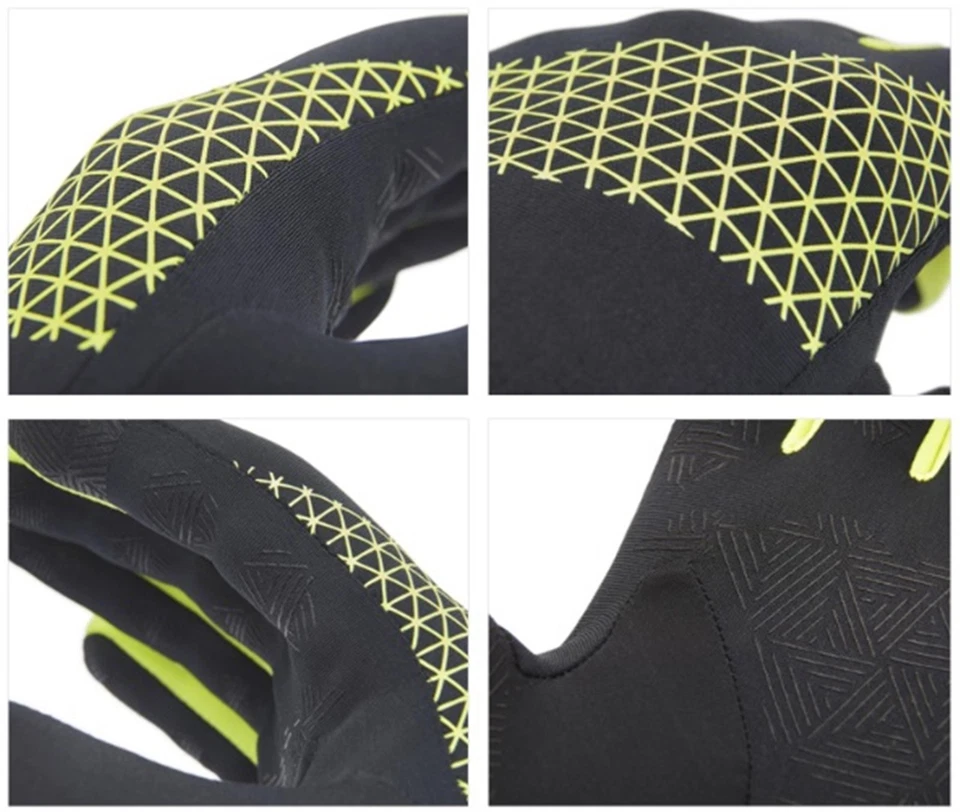 Guantes de punto para correr Reebok negro silicona lycra fútbol Touch Glove R... - Imagen 4 de 4