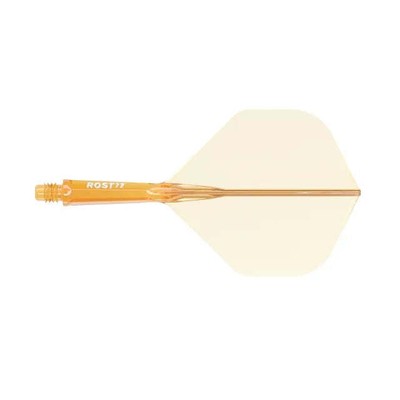 CUESOUL ROST 77 Integrated Shaft & Flight Big Standard Medium Transparent Orange