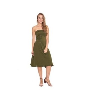 Khaki Convertible Travel Dress 20in1 Kameleon Rose Shirt Women's