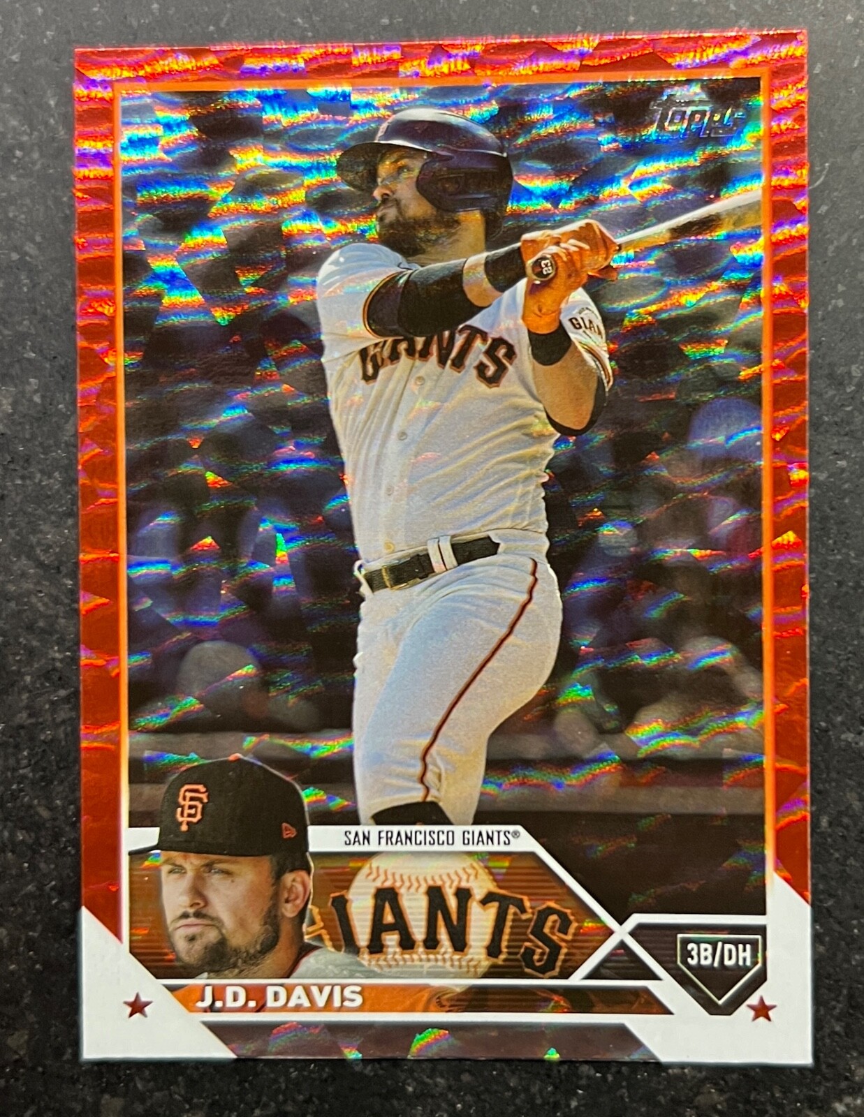 2023 Topps Red Foil J.D. Davis #335 130/199