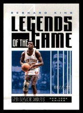 2020-21 Hoops Legends of the Game #58 Bernard King SN #/699