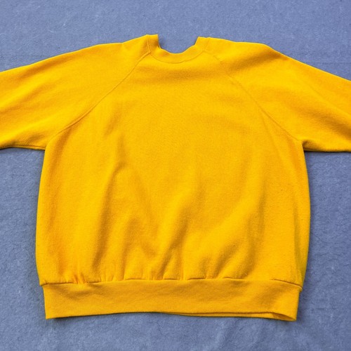 Vintage West Virginia University Mountaineers Sweatshirt mit Rundhalsausschnitt XL gelb hergestellt in den USA - Bild 10 von 11