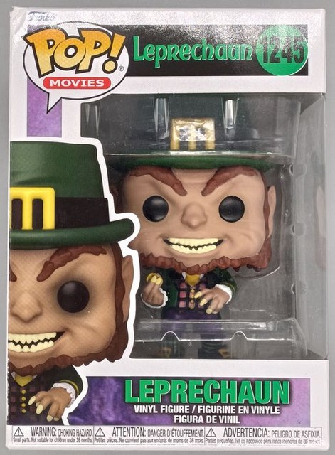 #1245 Leprechaun - Horror - Leprechaun Damaged Box Funko POP with Protector #1245 Leprechaun - Horror - Leprechaun Damaged Box Funko POP with Protector