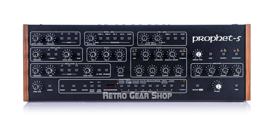 Sequential Prophet 5 Reissue Desktop Module Polyphonic Analog Synthesizer - Image 2 of 4