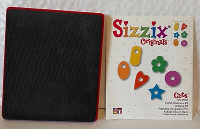 SIZZIX ORIGINALS Red Dies Eyelet Washers #2