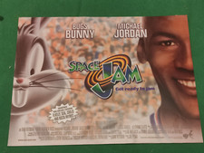 Michael Jordan Bugs Bunny Space Jam Mini quad poster original cinema