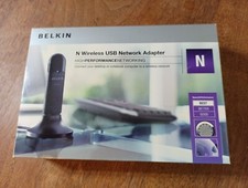 NIB Belkin N Wireless USB Network Adapter Sealed