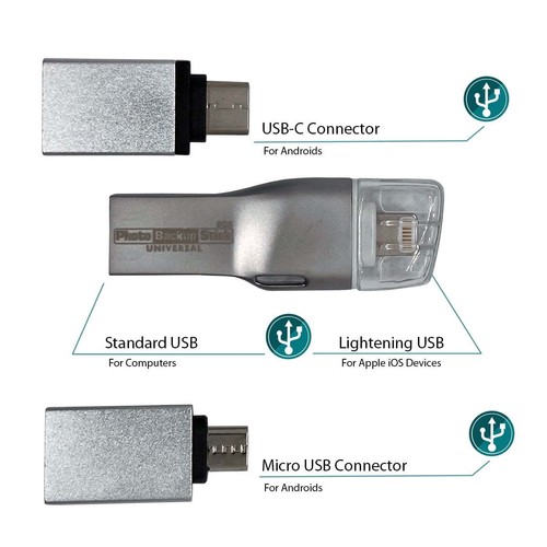 32GB Photo Backup Stick USB Flash Drive Picture & Video Backup - Picture 2 of 7