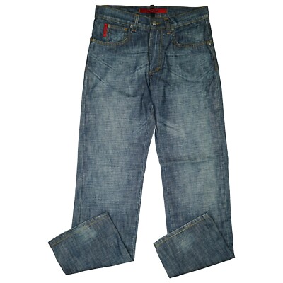 SIGNUM El Paso Mens Jeans Trousers Straight Leg Regular 48 W31 L34 31/34 Blue NEW