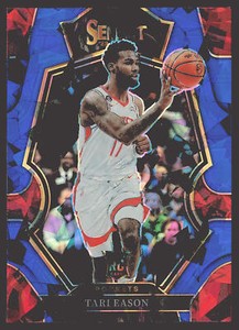 2022-23 Panini Select #183 Tari Eason Blue Cracked Ice Prizms