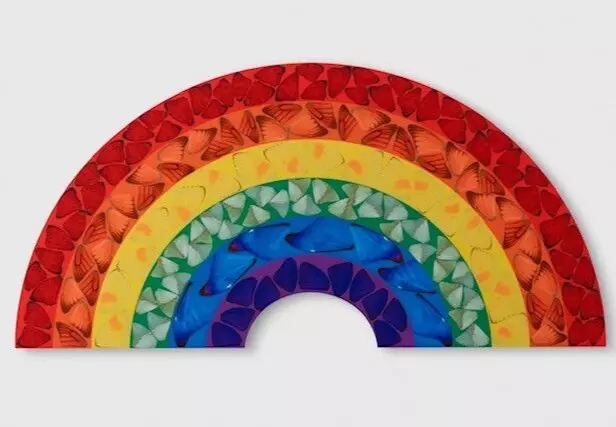 Damien Hirst Butterfly Rainbow Large Pristine Publisher's Packing