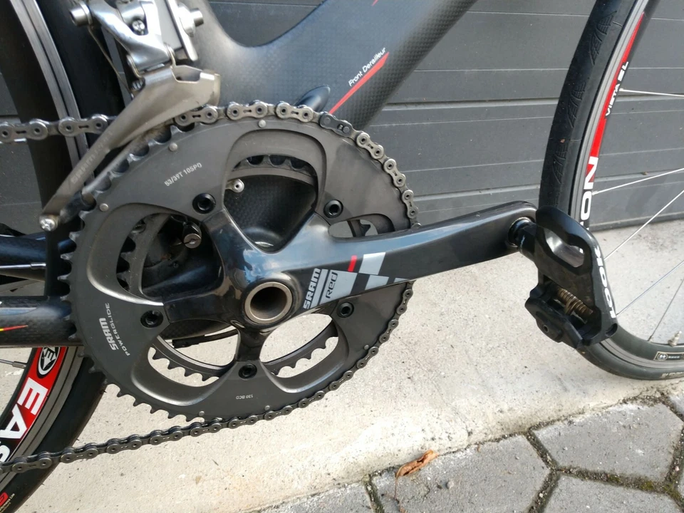 Felt Bayonet TT Rennrad Sram Red RH 54cm Triathlonrad Zeitfahrrad voll Carbon - Bild 3 von 4