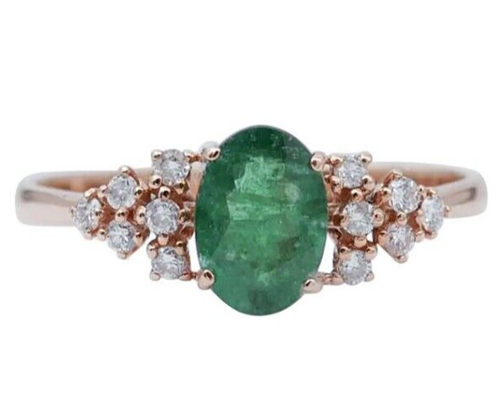 Bague Vintage Taille 60 – Plaquée Or Et Pierres Colorées (rose, Bleu, Vert) – Super état !