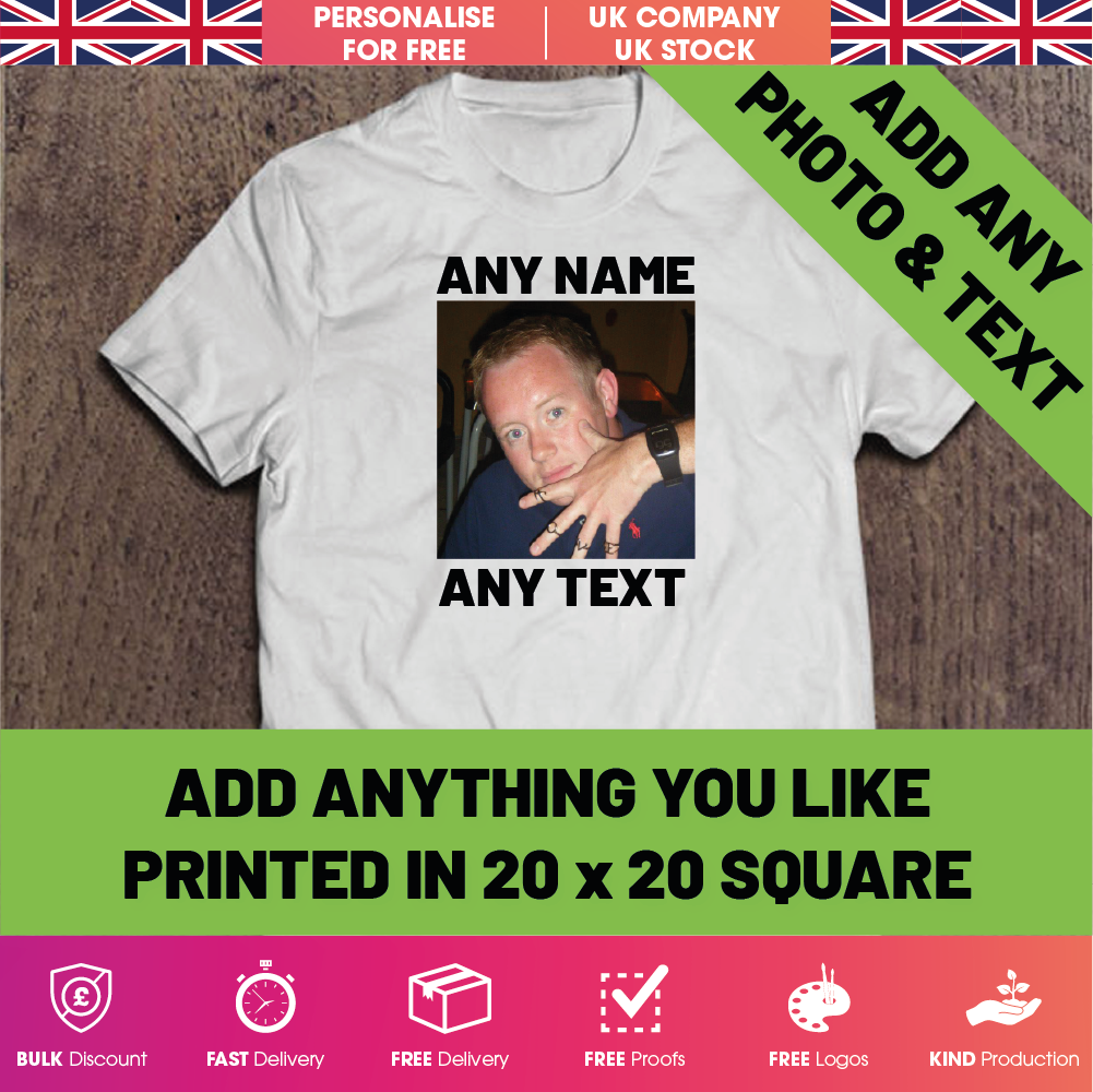 Personalised Stag Do TShirt Any Name, Any Pic, Stag TShirt. Names