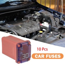 10Pcs 30Amp Micro Cartridge Fuses FMM MCASE Type Slow-Blow Cartridge Micro Fuses