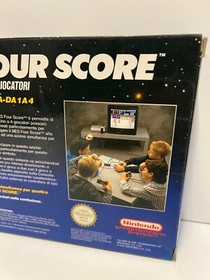 NES FOUR SCORE NINTENDO EUROPE MATTEL ITA BOXED NES PAL VINTAGE 1985 NEVER USED